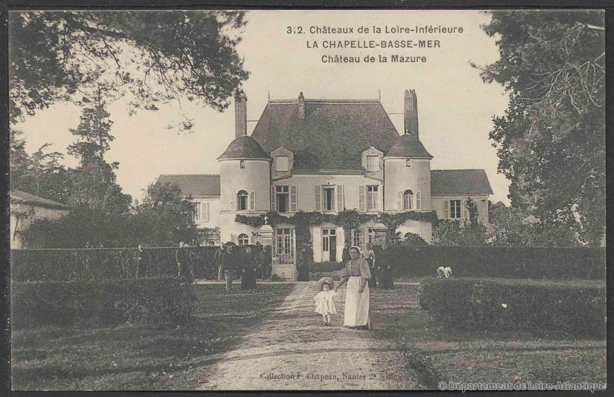 Bed and Breakfast Domaine De La Mazure La Chapelle-Basse-Mer Экстерьер фото